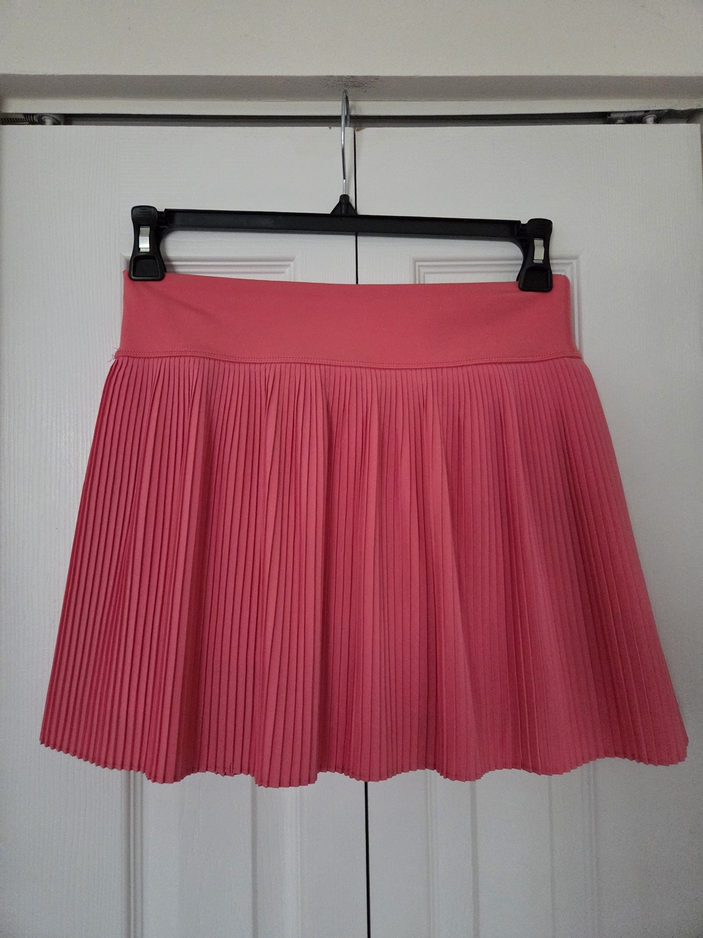Yogalicious Coral Pink Pleated Skater Skirt - Picture 3 of 9